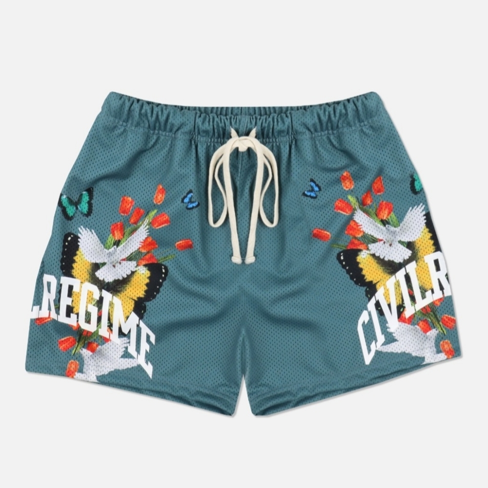 Civil Regime Meta Mesh Shorts - L